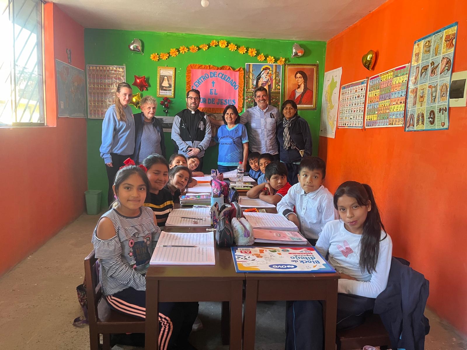 Children at the Child Care Center